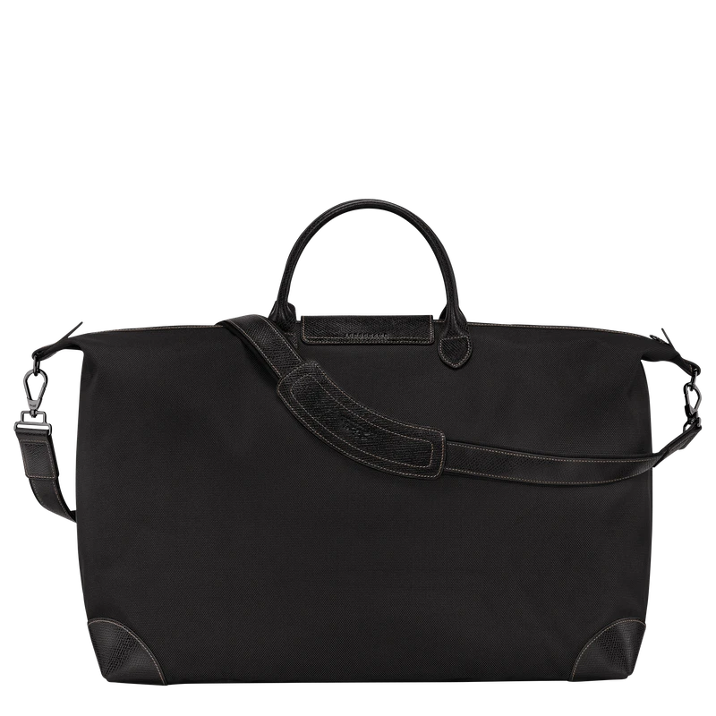 Longchamp Boxford M Travel Bag Black - Canvas 6 Longchamp Boxford M Travel Bag Black - Canvas - Image 4