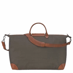 Longchamp Boxford M Travel Bag Brown - Canvas -Longchamp L1625080042 3