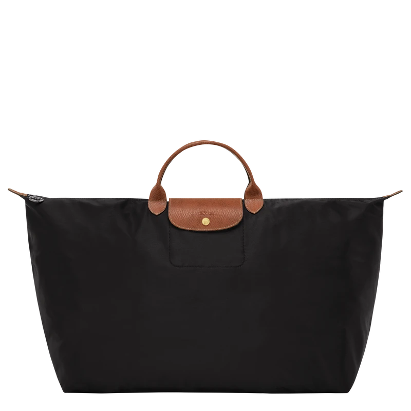 Longchamp Le Pliage Original M Travel Bag Black - Recycled Canvas 3 Longchamp Le Pliage Original M Travel Bag Black - Recycled Canvas