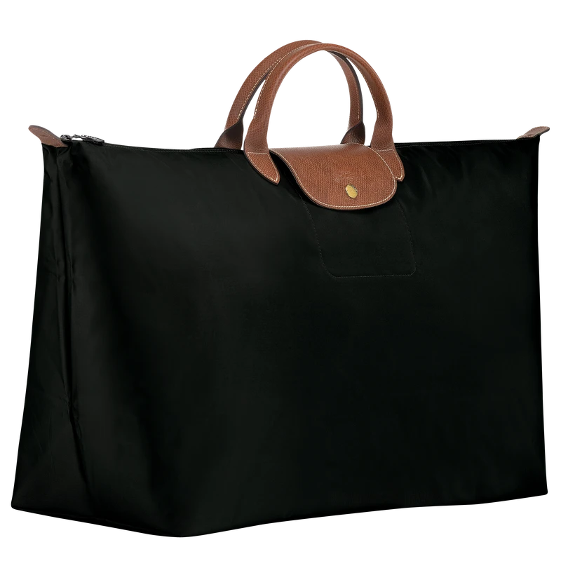 Longchamp Le Pliage Original M Travel Bag Black - Recycled Canvas 5 Longchamp Le Pliage Original M Travel Bag Black - Recycled Canvas - Image 3