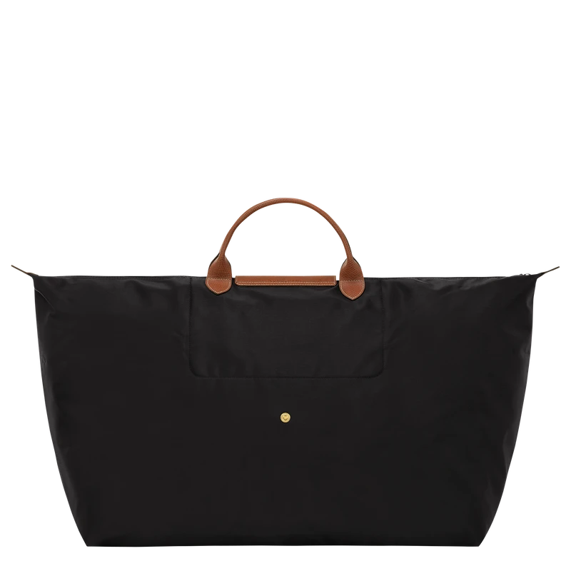 Longchamp Le Pliage Original M Travel Bag Black - Recycled Canvas 6 Longchamp Le Pliage Original M Travel Bag Black - Recycled Canvas - Image 4