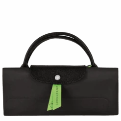 Longchamp Le Pliage Green M Travel Bag Black - Recycled Canvas -Longchamp L1625919001 7