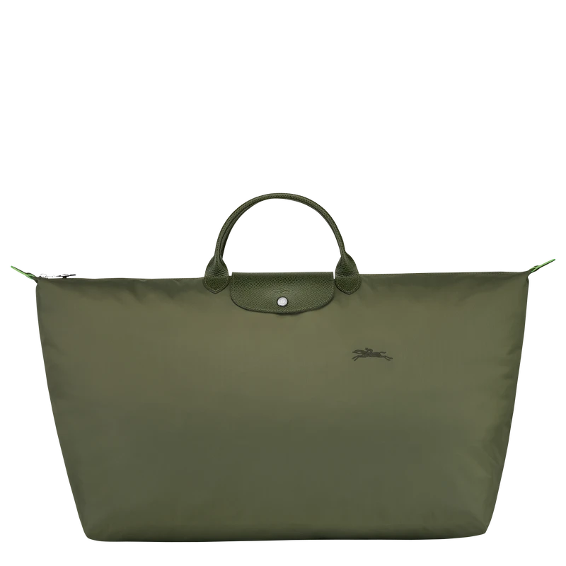 Longchamp Le Pliage Green M Travel Bag Forest - Recycled Canvas 3 Longchamp Le Pliage Green M Travel Bag Forest - Recycled Canvas