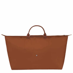 Longchamp Le Pliage Green M Travel Bag Cognac - Recycled Canvas -Longchamp L1625919504 3