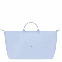 Longchamp Le Pliage Green M Travel Bag Sky Blue - Recycled Canvas -Longchamp L1625919P79 3