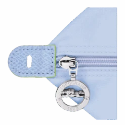 Longchamp Le Pliage Green M Travel Bag Sky Blue - Recycled Canvas -Longchamp L1625919P79 6