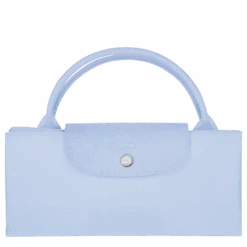 Longchamp Le Pliage Green M Travel Bag Sky Blue - Recycled Canvas -Longchamp L1625919P79 7
