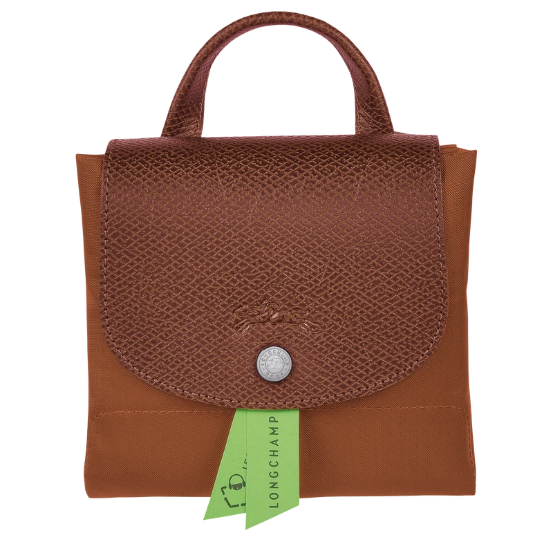 Longchamp Le Pliage Green Backpack Cognac - Recycled Canvas 7 Longchamp Le Pliage Green Backpack Cognac - Recycled Canvas - Image 5