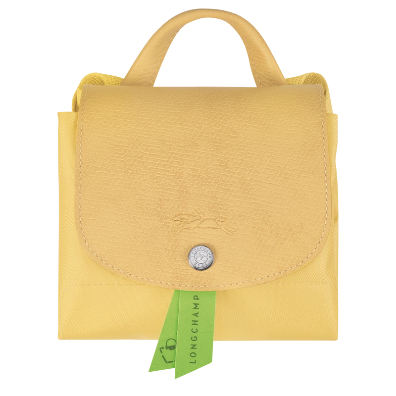 Longchamp Le Pliage Green Backpack Wheat - Recycled Canvas 6 Longchamp Le Pliage Green Backpack Wheat - Recycled Canvas - Image 4