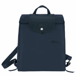 Longchamp Le Pliage Green Backpack Navy - Recycled Canvas