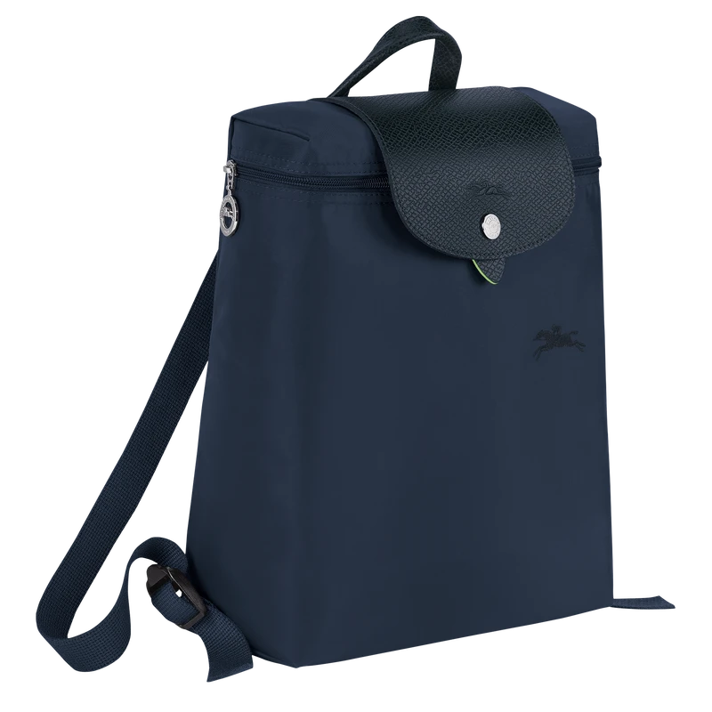 Longchamp Le Pliage Green Backpack Navy - Recycled Canvas 4 Longchamp Le Pliage Green Backpack Navy - Recycled Canvas - Image 2