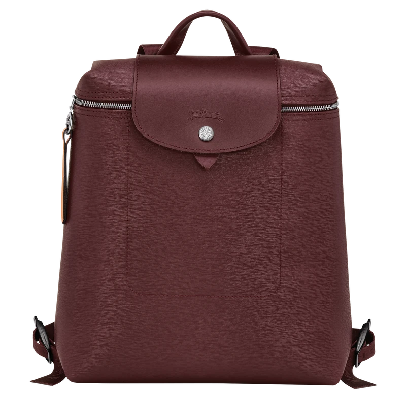 Longchamp Le Pliage City M Backpack Plum - Canvas 3 Longchamp Le Pliage City M Backpack Plum - Canvas