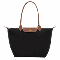 Longchamp Le Pliage Original L Tote Bag Black - Recycled Canvas