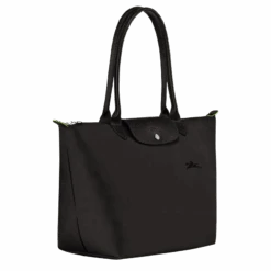 Longchamp Le Pliage Green L Tote Bag Black - Recycled Canvas -Longchamp L1899919001 2