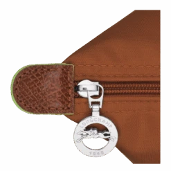 Longchamp Le Pliage Green L Tote Bag Cognac - Recycled Canvas 12 Longchamp Le Pliage Green L Tote Bag Cognac - Recycled Canvas -Longchamp L1899919504 6
