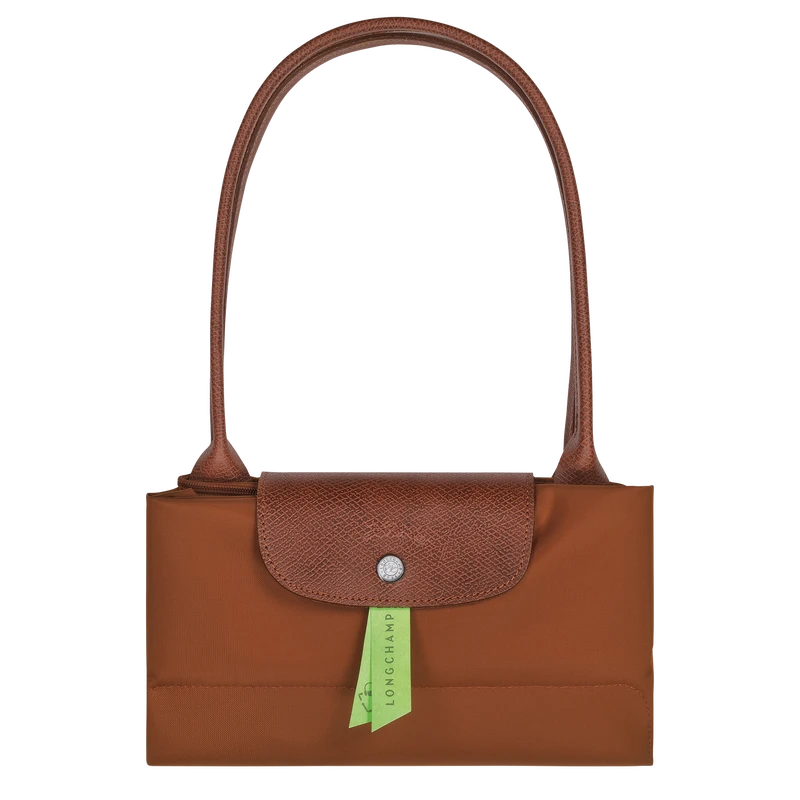 Longchamp Le Pliage Green L Tote Bag Cognac - Recycled Canvas 8 Longchamp Le Pliage Green L Tote Bag Cognac - Recycled Canvas - Image 6