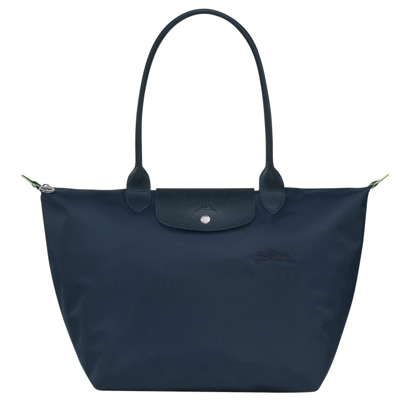 Longchamp Le Pliage Green L Tote Bag Navy - Recycled Canvas 3 Longchamp Le Pliage Green L Tote Bag Navy - Recycled Canvas