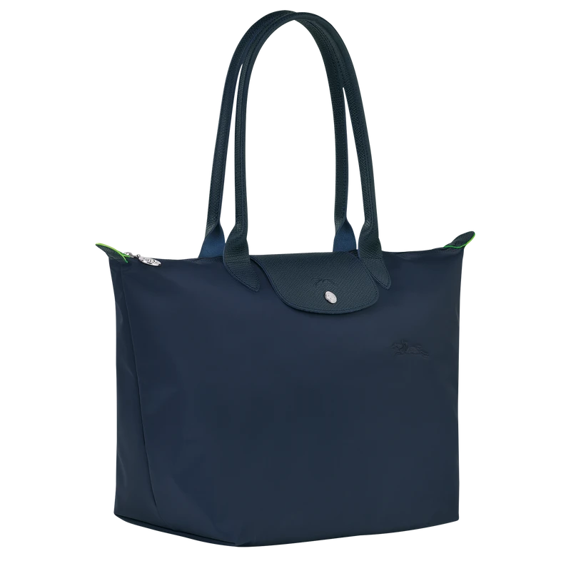 Longchamp Le Pliage Green L Tote Bag Navy - Recycled Canvas 5 Longchamp Le Pliage Green L Tote Bag Navy - Recycled Canvas - Image 3