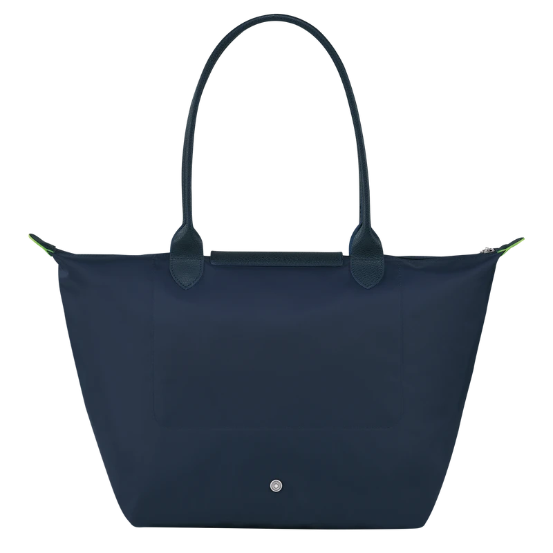 Longchamp Le Pliage Green L Tote Bag Navy - Recycled Canvas 6 Longchamp Le Pliage Green L Tote Bag Navy - Recycled Canvas - Image 4