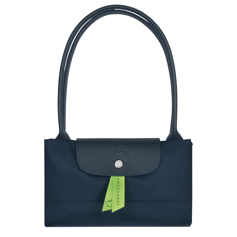 Longchamp Le Pliage Green L Tote Bag Navy - Recycled Canvas 7 Longchamp Le Pliage Green L Tote Bag Navy - Recycled Canvas - Image 5