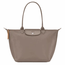 Longchamp Le Pliage City L Tote Bag Taupe - Canvas