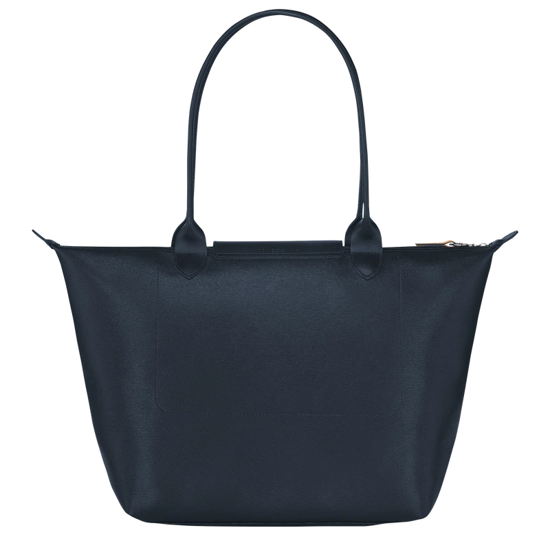 Longchamp Le Pliage City L Tote Bag Navy - Canvas 6 Longchamp Le Pliage City L Tote Bag Navy - Canvas - Image 4