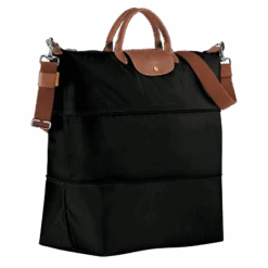 Longchamp Le Pliage Original Travel Bag Expandable Black - Recycled Canvas -Longchamp L1911089001 2