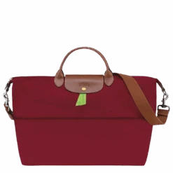 Longchamp Le Pliage Original Travel Bag Expandable Red - Recycled Canvas -Longchamp L1911089P59 4