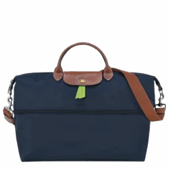 Longchamp Le Pliage Original Travel Bag Expandable Navy - Recycled Canvas -Longchamp L1911089P68 4