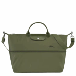 Longchamp Le Pliage Green Travel Bag Expandable Forest - Recycled Canvas -Longchamp L1911919479 7