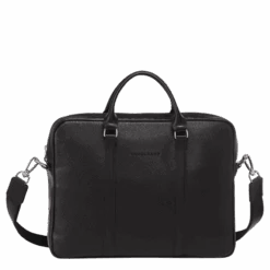 Longchamp Le Foulonné XS Briefcase Black - Leather