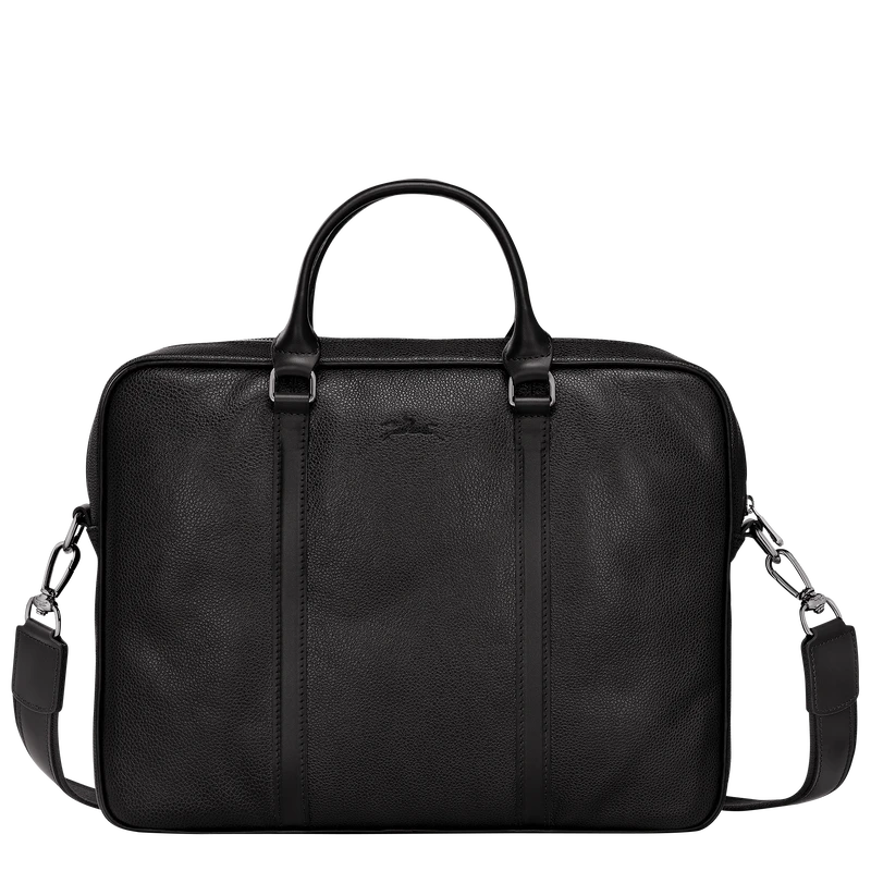 Longchamp Le Foulonné XS Briefcase Black - Leather 5 Longchamp Le Foulonné XS Briefcase Black - Leather - Image 3
