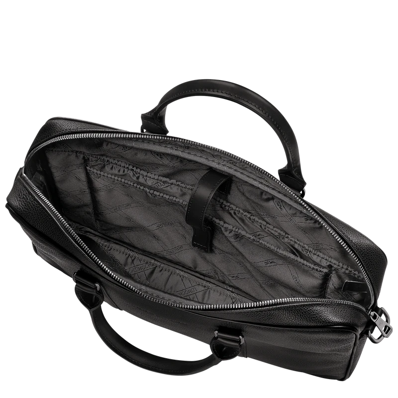 Longchamp Le Foulonné XS Briefcase Black - Leather 6 Longchamp Le Foulonné XS Briefcase Black - Leather - Image 4