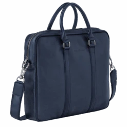 Longchamp Le Foulonné S Briefcase Navy - Leather 9 Longchamp Le Foulonné S Briefcase Navy - Leather -Longchamp L2122021556 2