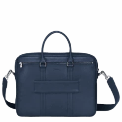 Longchamp Le Foulonné S Briefcase Navy - Leather 10 Longchamp Le Foulonné S Briefcase Navy - Leather -Longchamp L2122021556 3