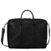 Longchamp Le Foulonné L Briefcase Black - Leather