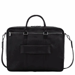 Longchamp Le Foulonné L Briefcase Black - Leather 10 Longchamp Le Foulonné L Briefcase Black - Leather -Longchamp L2129021047 3