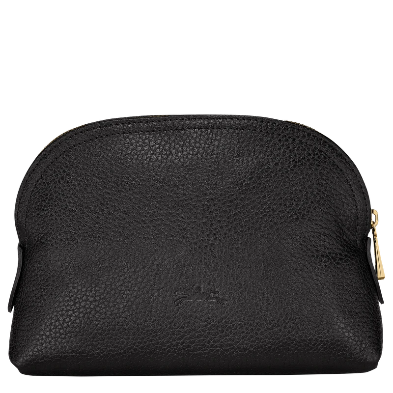 Longchamp Le Foulonné Pouch Black - Leather 5 Longchamp Le Foulonné Pouch Black - Leather - Image 3