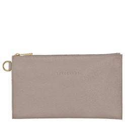 Longchamp Le Foulonné Pouch Turtledove - Leather