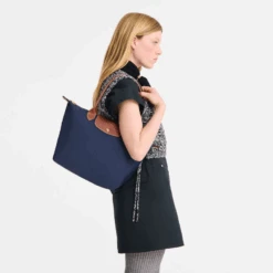Longchamp Le Pliage Original M Tote Bag Navy - Recycled Canvas -Longchamp L2605089P68 1