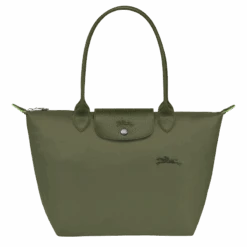 Longchamp Le Pliage Green M Tote Bag Forest - Recycled Canvas