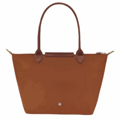 Longchamp Le Pliage Green M Tote Bag Cognac - Recycled Canvas -Longchamp L2605919504 3