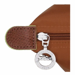 Longchamp Le Pliage Green M Tote Bag Cognac - Recycled Canvas -Longchamp L2605919504 6