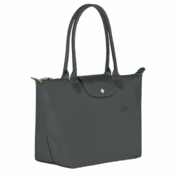 Longchamp Le Pliage Green M Tote Bag Graphite - Recycled Canvas -Longchamp L2605919P66 2