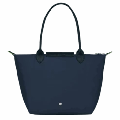 Longchamp Le Pliage Green M Tote Bag Navy - Recycled Canvas -Longchamp L2605919P68 3