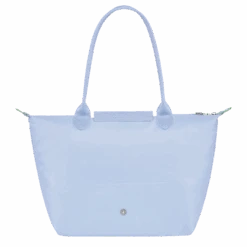 Longchamp Le Pliage Green M Tote Bag Sky Blue - Recycled Canvas -Longchamp L2605919P79 3