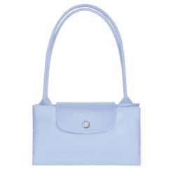 Longchamp Le Pliage Green M Tote Bag Sky Blue - Recycled Canvas -Longchamp L2605919P79 7