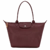 Longchamp Le Pliage City M Tote Bag Plum - Canvas -Longchamp L2605HYQ261 0