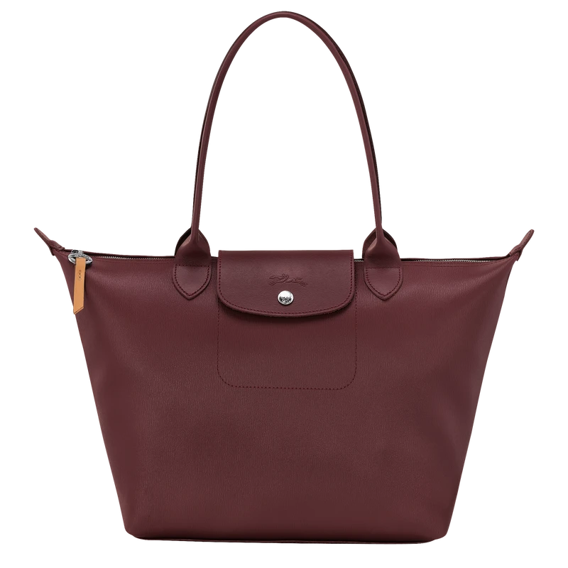 Longchamp Le Pliage City M Tote Bag Plum - Canvas 3 Longchamp Le Pliage City M Tote Bag Plum - Canvas