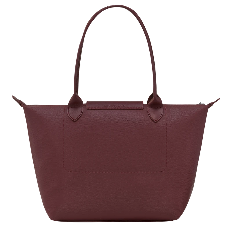 Longchamp Le Pliage City M Tote Bag Plum - Canvas 6 Longchamp Le Pliage City M Tote Bag Plum - Canvas - Image 4